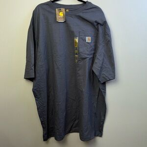 Men’s Carhartt 3XLT gray original fit short sleeve T-shirt. NWT.